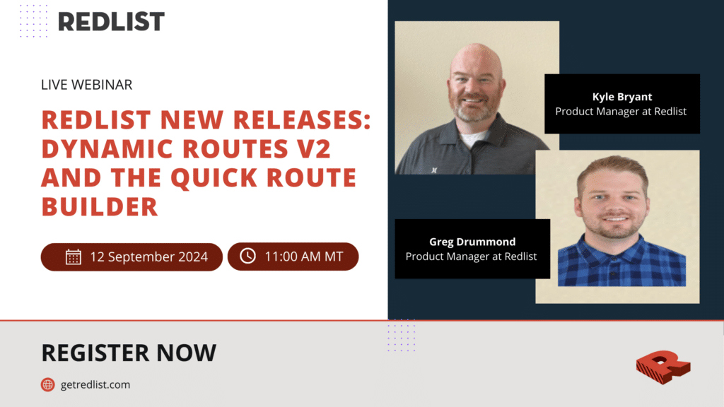 Redlist New Releases Dynamic Routes V2 and the Quick Route Builder