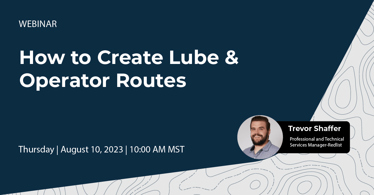How to create lube and operator routes